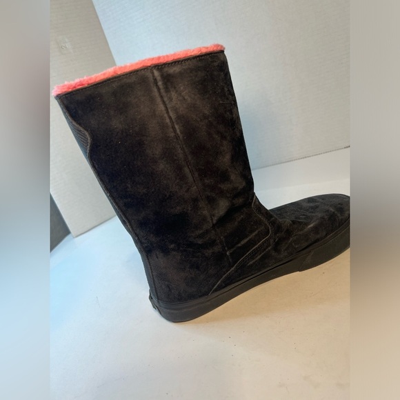 Vans Kira Boot Black Fleece Lined Pink Women’s 7 - Picture 3 of 9